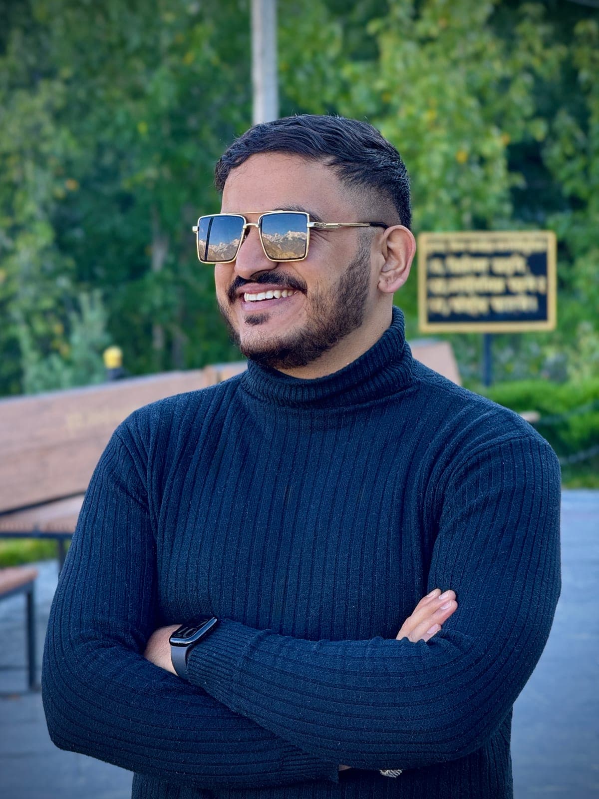 Portrait of Krishna Adhikari